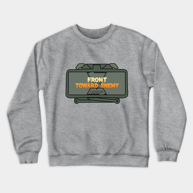 Genesis - Front towards enemy Logo Crewneck Sweatshirt by retromegahero